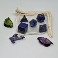 Lapis Lazuli platonische set 5 stuks