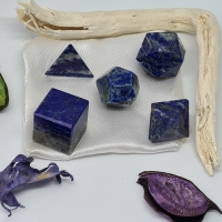 Lapis Lazuli platonische set 5 stuks