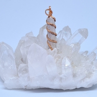 Colgante Punta de Mineral con Cobre - Mineral : Aleatorio