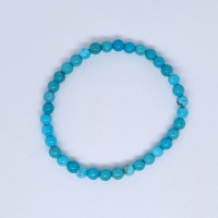 Blauwe Howlite  Kinderarmband 4mm