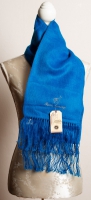 Alpacawol Sjaal Diep Hemelsblauw