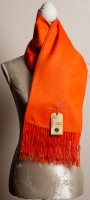Alpacawol Sjaal Orange Rood